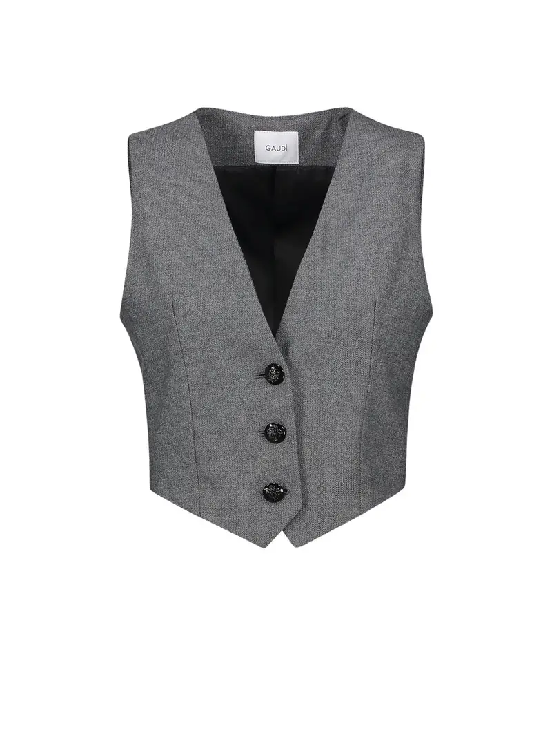Gaudi Gilet Donna Grigio 3273495
