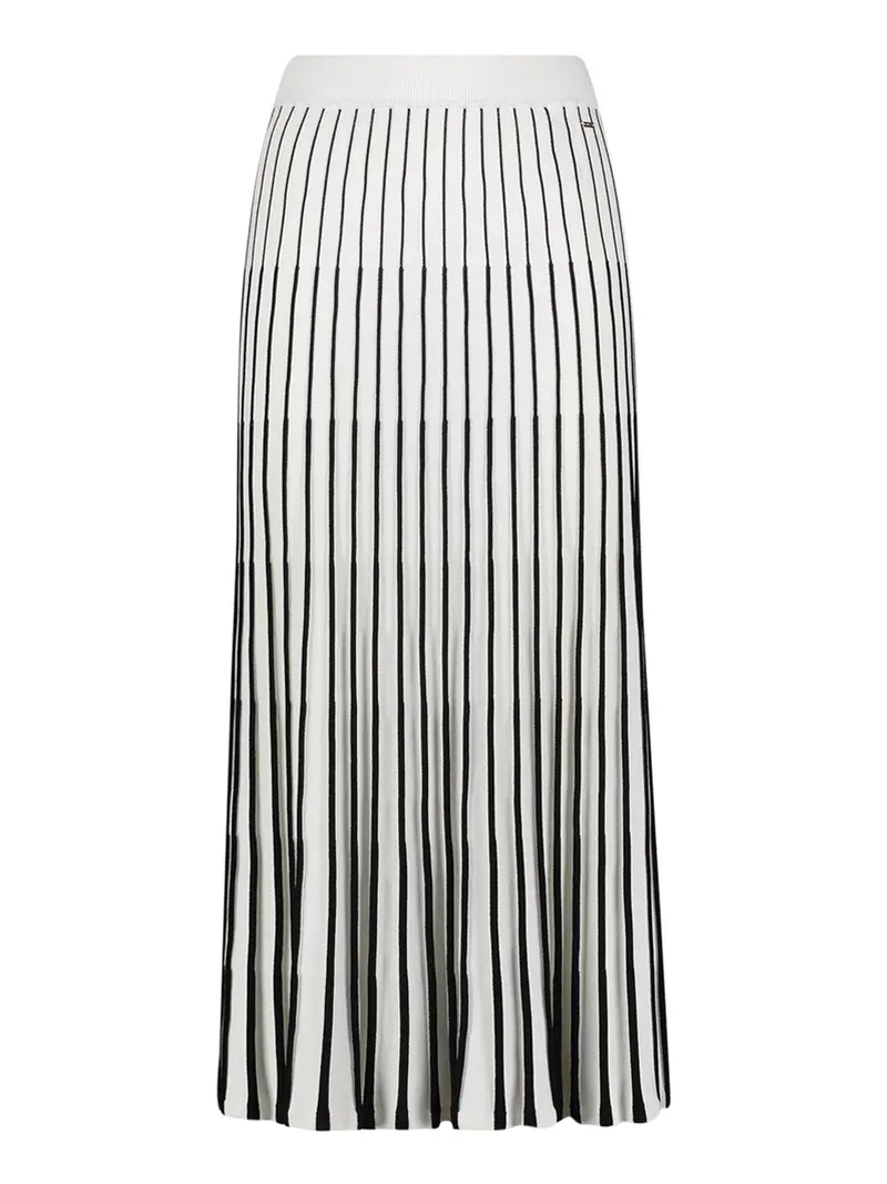 gonna longuette gaudi da donna - bianco