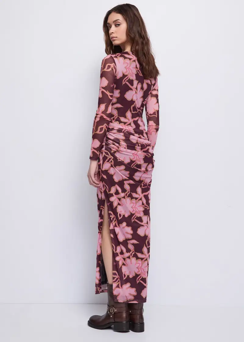 Jeans Abito da donna in tulle stampato Multicolore miniatura 2