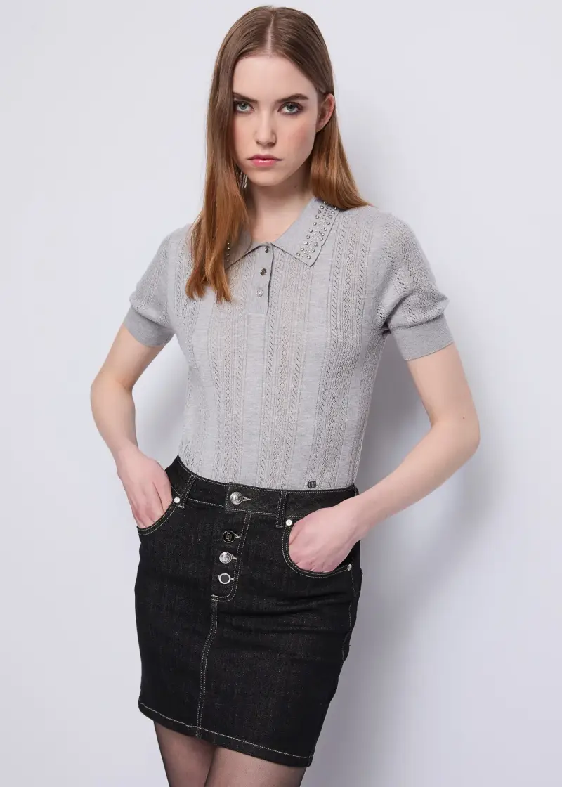 Gaudi Jeans Donna Nero 4377997 miniatura 2