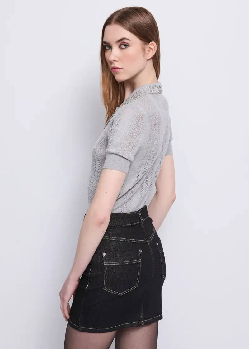 Gaudi Jeans Donna Nero 4377997 miniatura 3