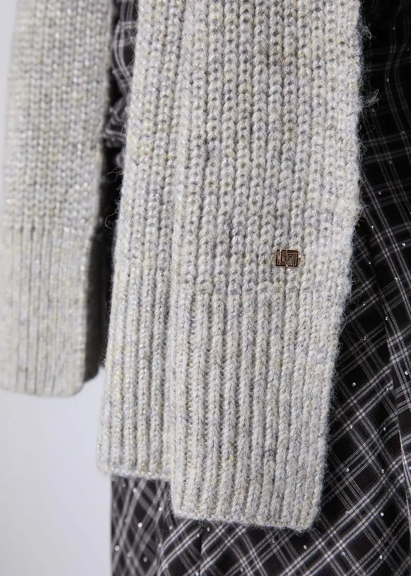 Jeans Sciarpa da donna in filato lurex Multicolore