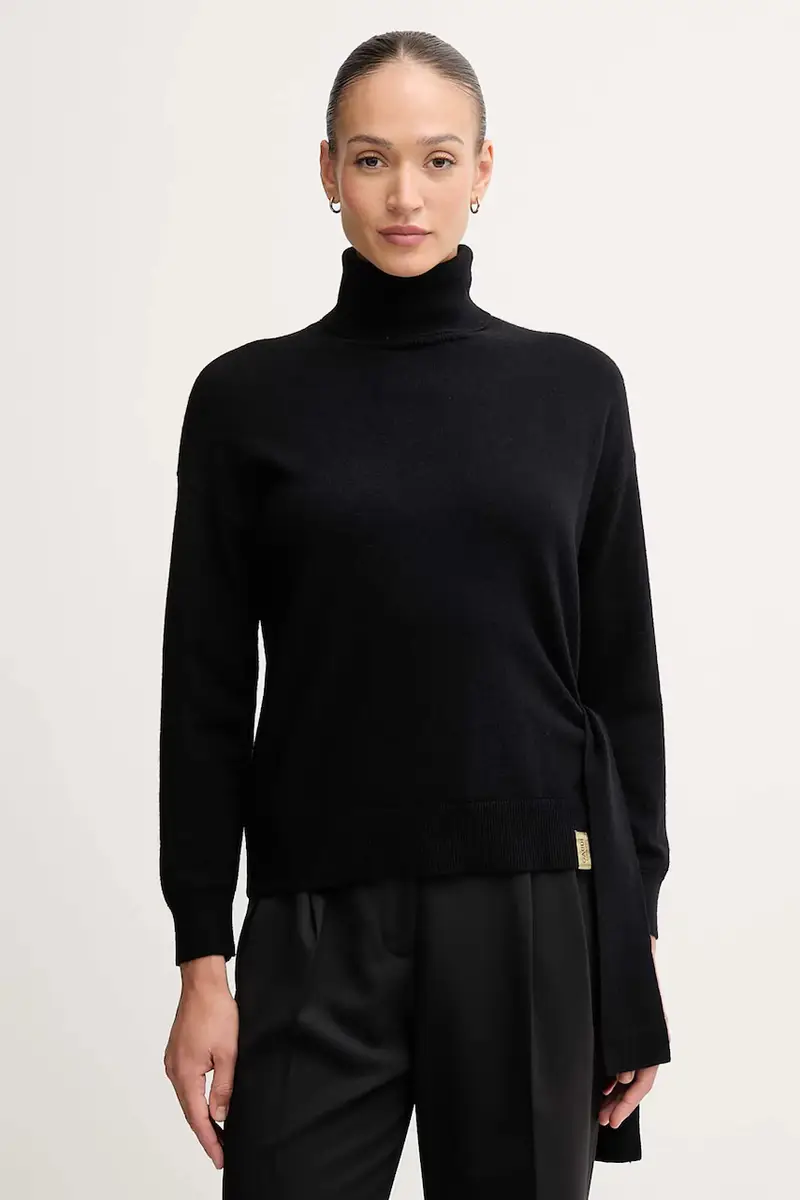 maglione con lana colore nero 521FD53002