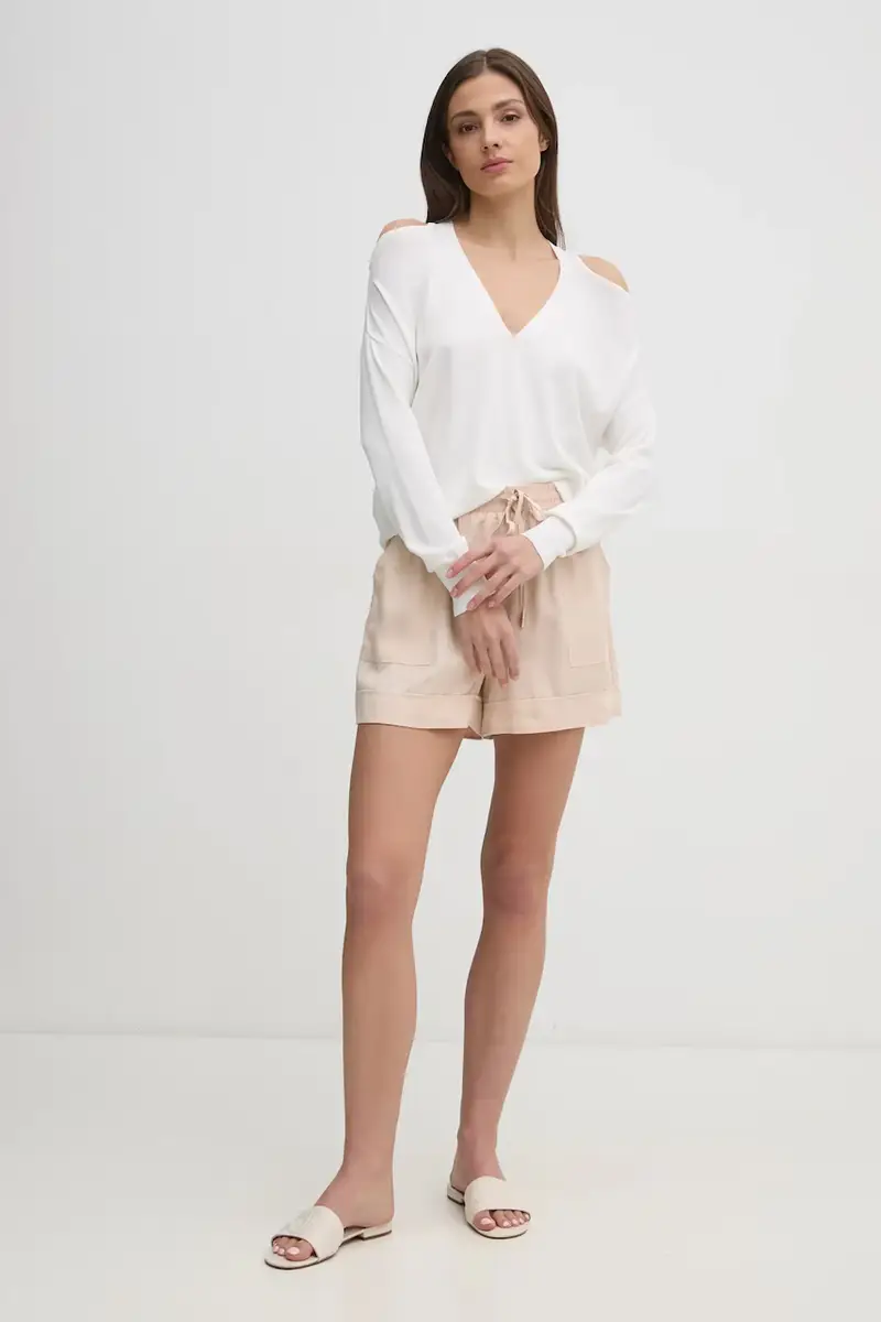 maglione donna colore beige 511BD53015 miniatura 2