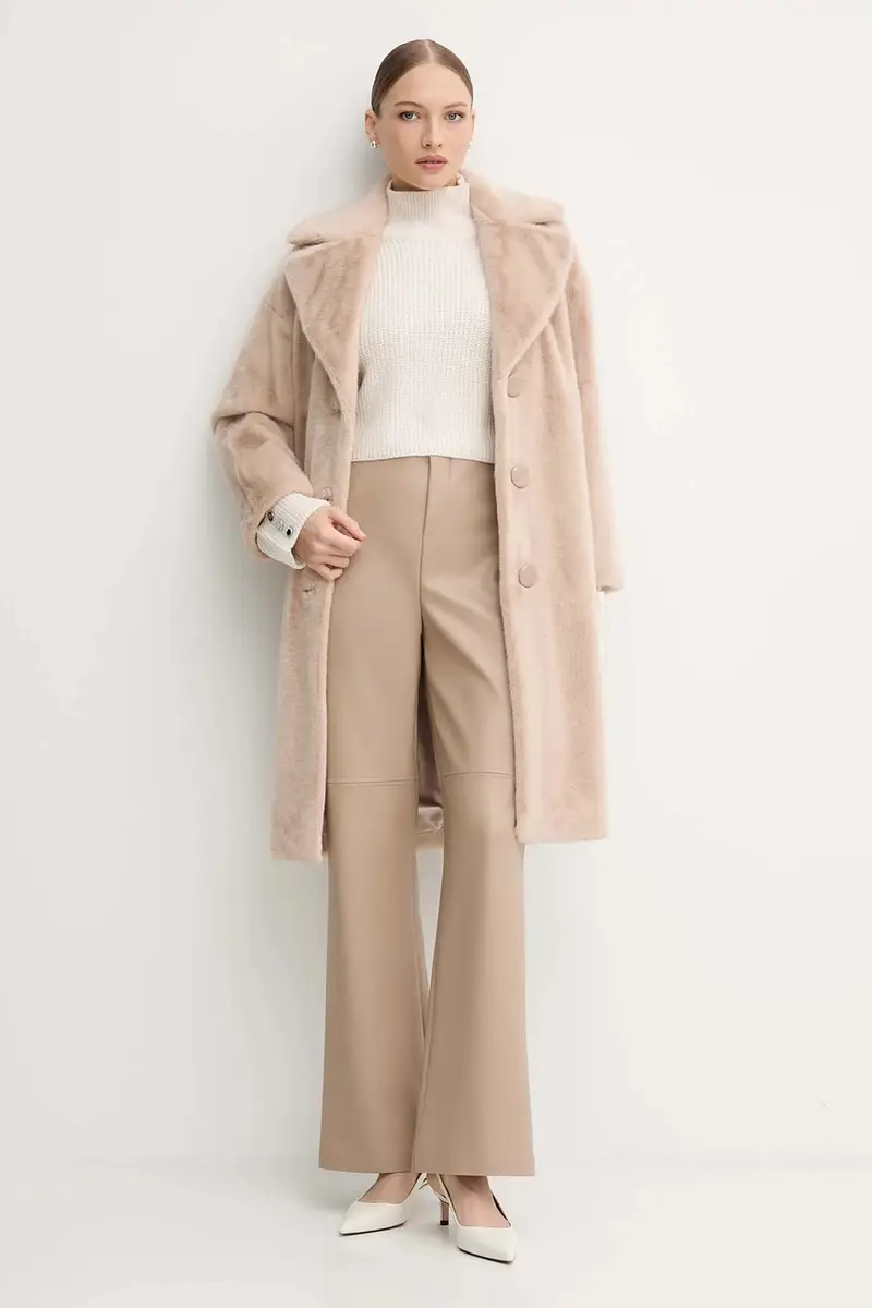 maglione donna colore beige 521BD53033 miniatura 2