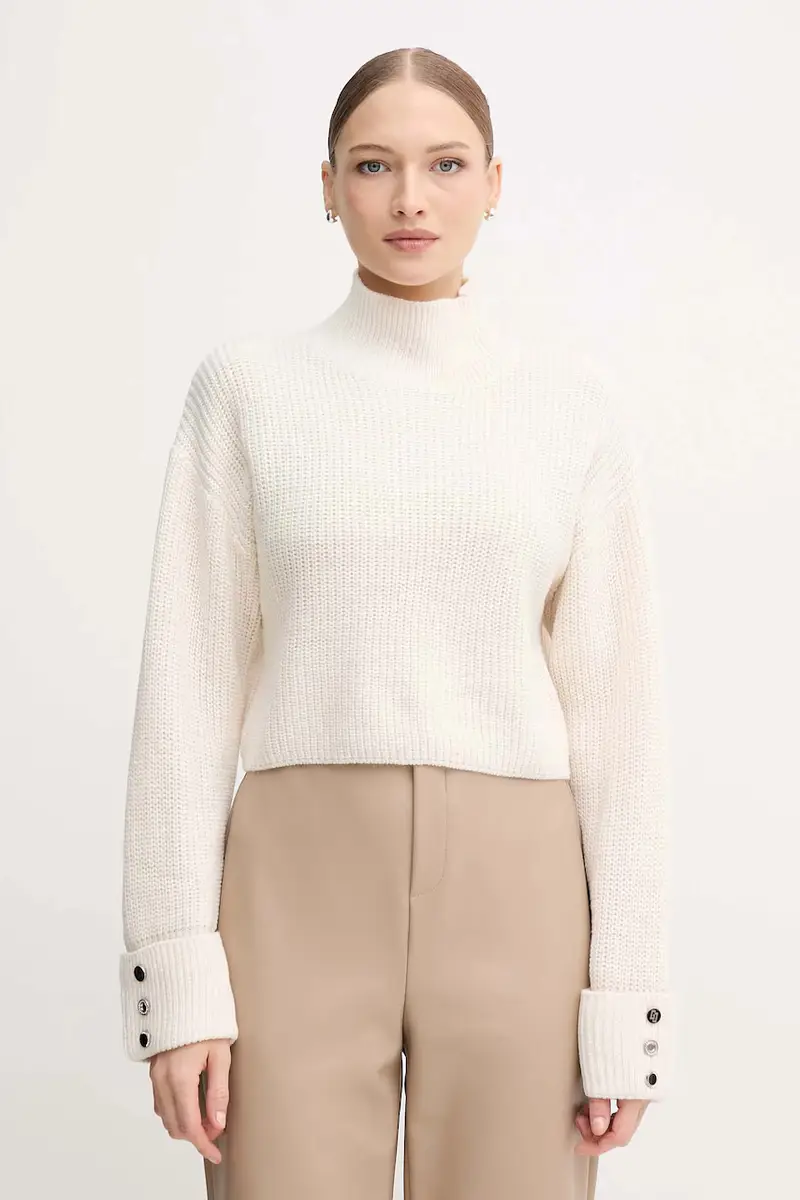 maglione donna colore beige 521BD53033