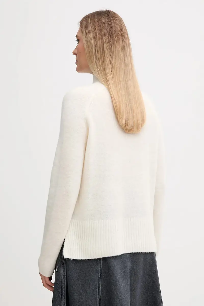 maglione donna colore beige 521FD53011 miniatura 3