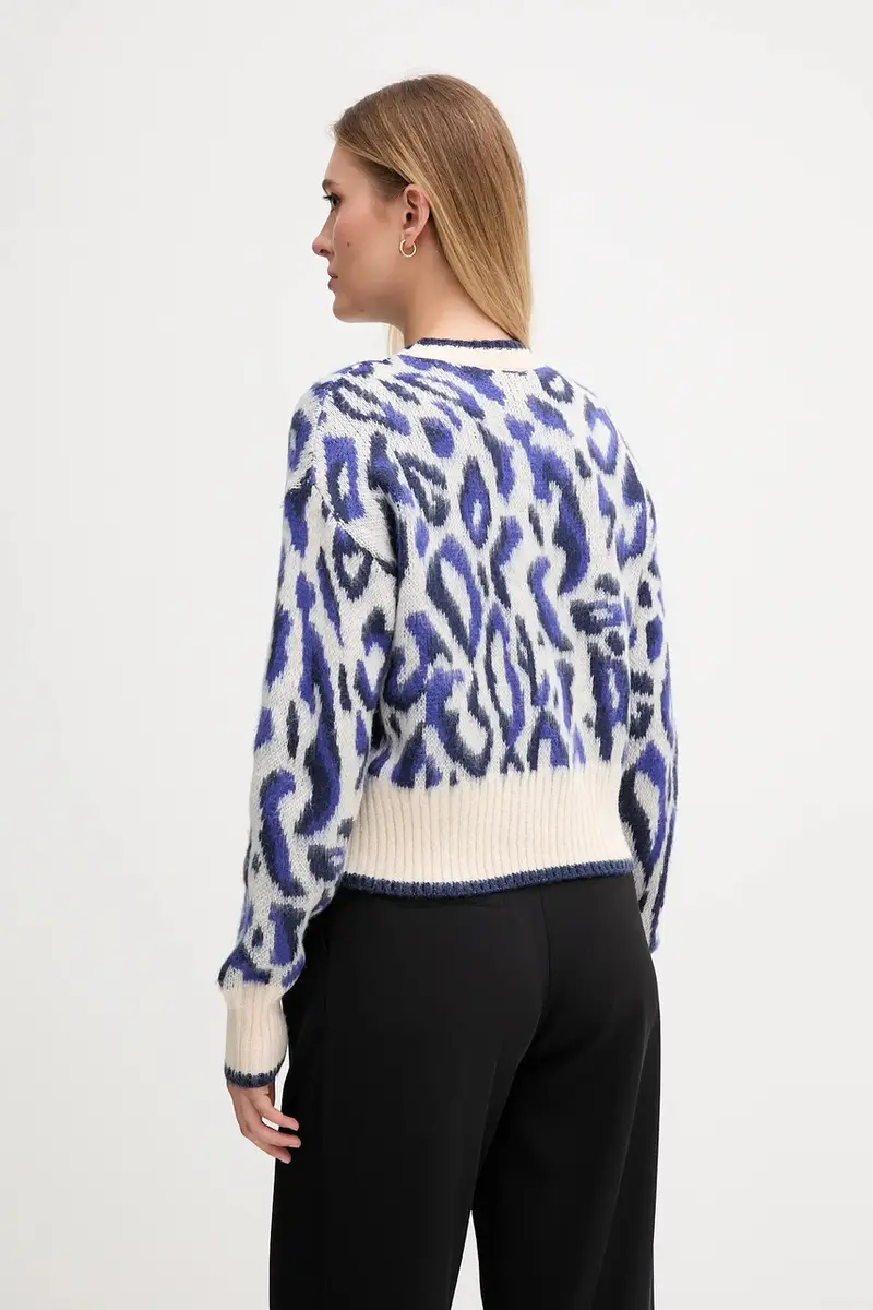 maglione donna colore blu 521BD53042 miniatura 3