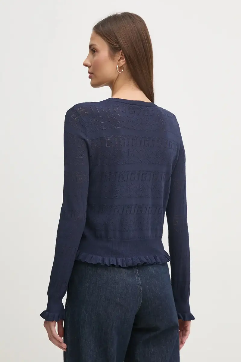 maglione donna colore blu navy 511BD53020 miniatura 3