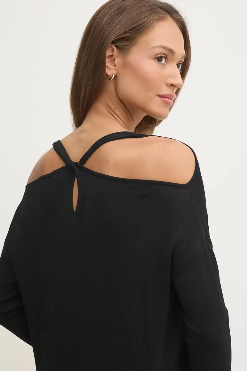 maglione donna colore nero 511BD53015 miniatura 4