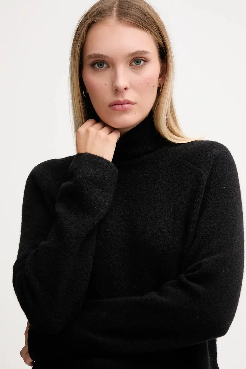 maglione donna colore nero 521FD53011 miniatura 4