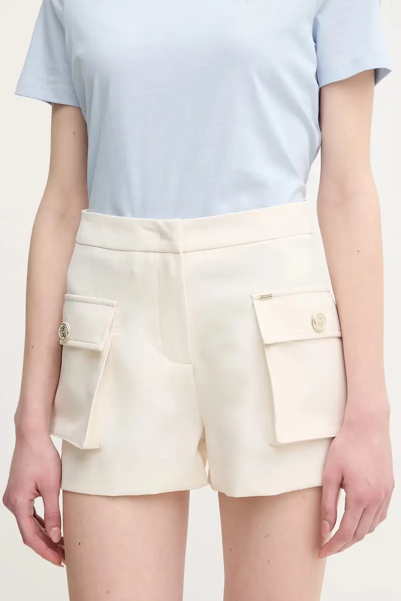 pantaloncini donna colore beige 511FD25023