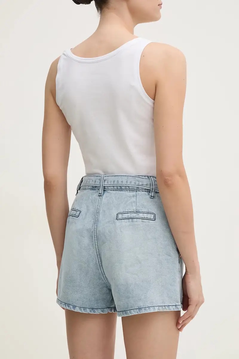 pantaloncini donna colore blu 511BD26020 miniatura 3