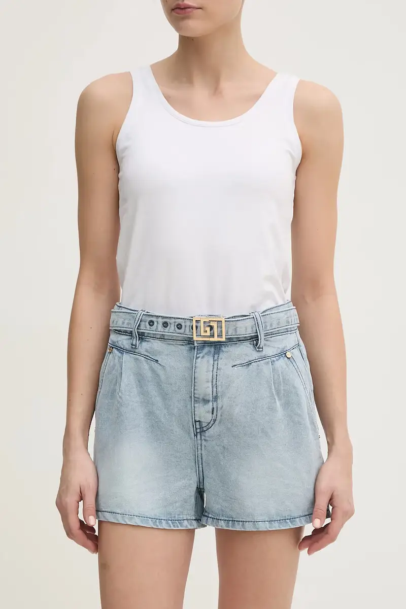 pantaloncini donna colore blu 511BD26020