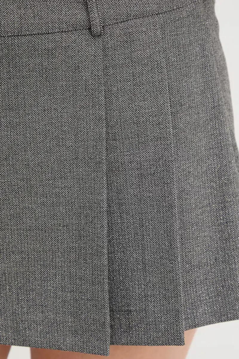 pantaloncini donna colore grigio 521FD25018 miniatura 4