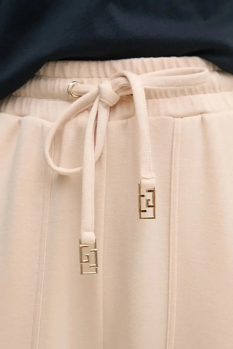 pantaloni della tuta donna colore beige 511BD24006 miniatura 4