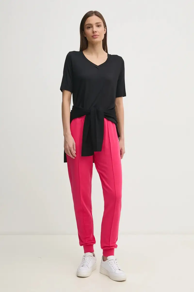 pantaloni della tuta donna colore rosa 511BD24004 miniatura 2