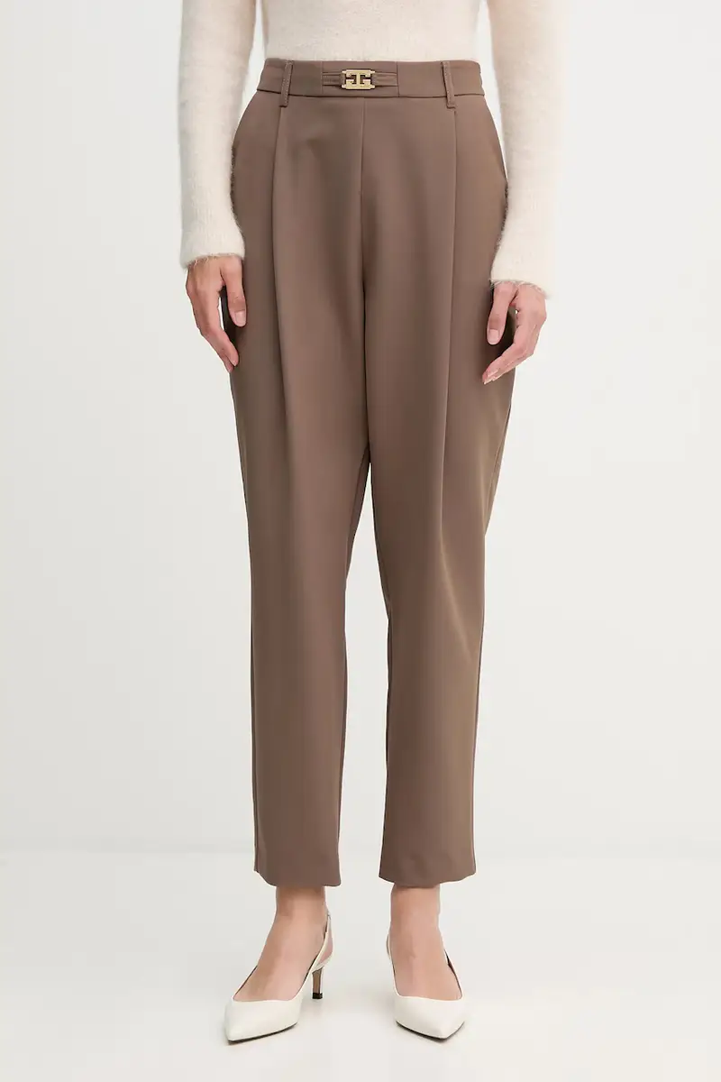 pantaloni donna colore marrone 521FD25011