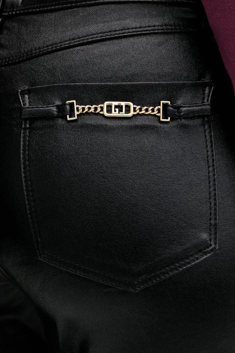 pantaloni donna colore nero 521BD25016 miniatura 4