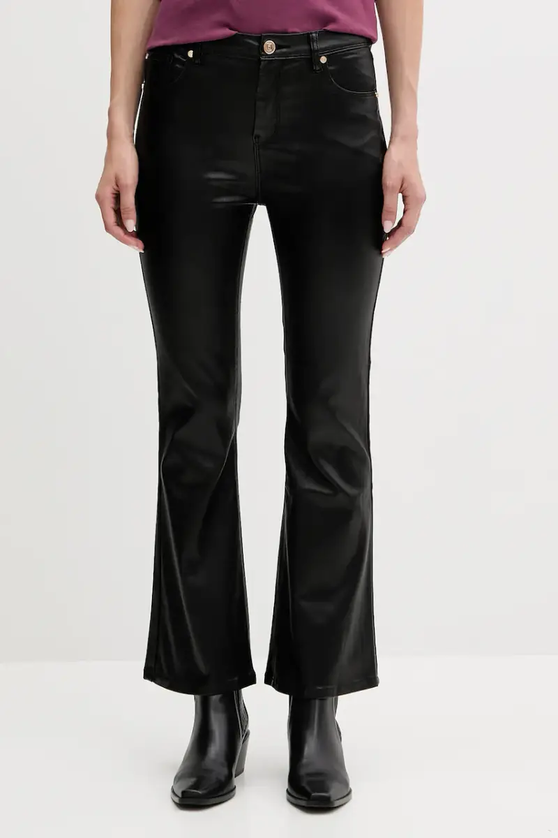 pantaloni donna colore nero 521BD25016