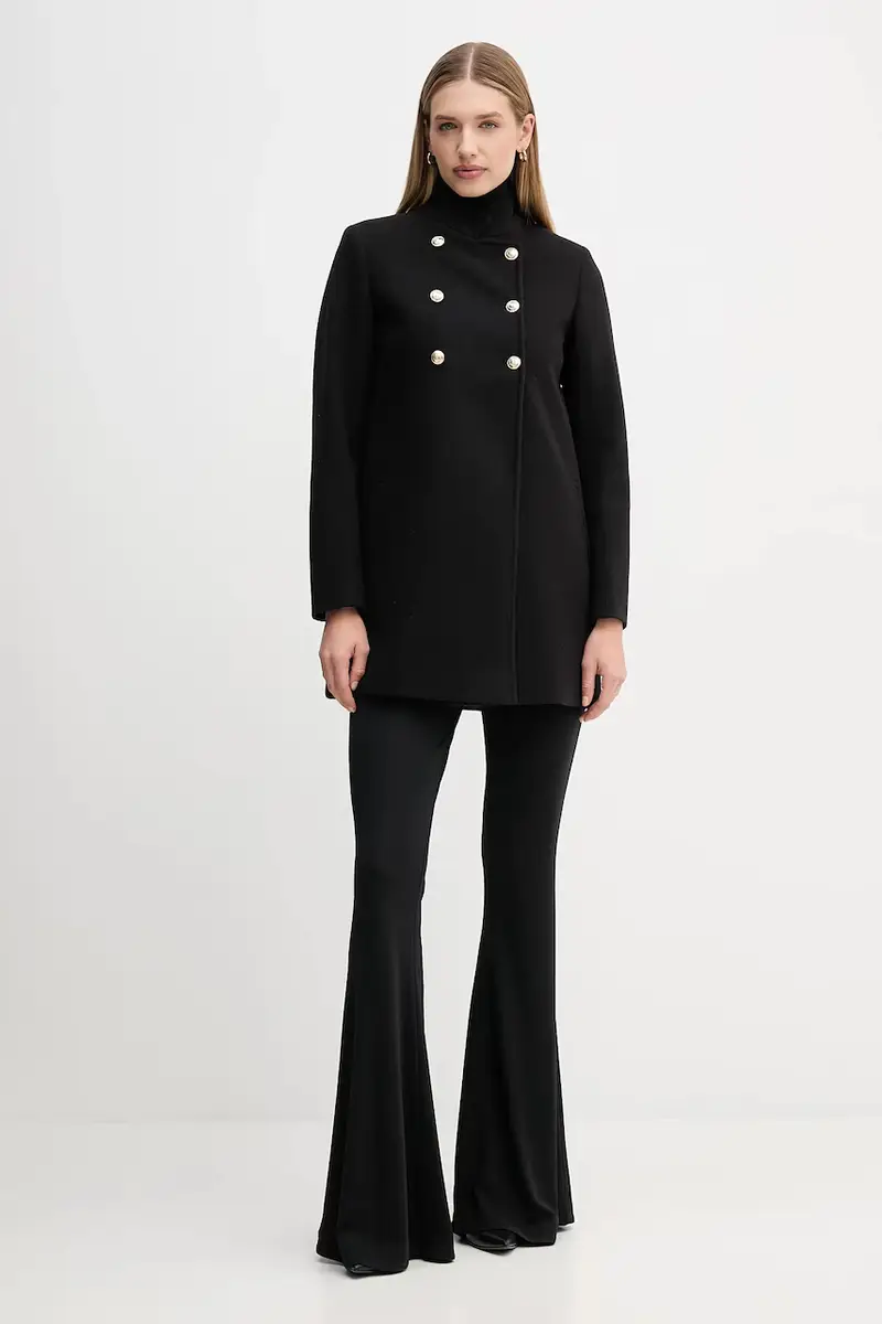 pantaloni donna colore nero 521FD24005 miniatura 2