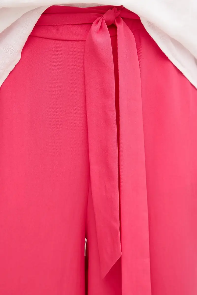 pantaloni donna colore rosa 511BD25011 miniatura 4