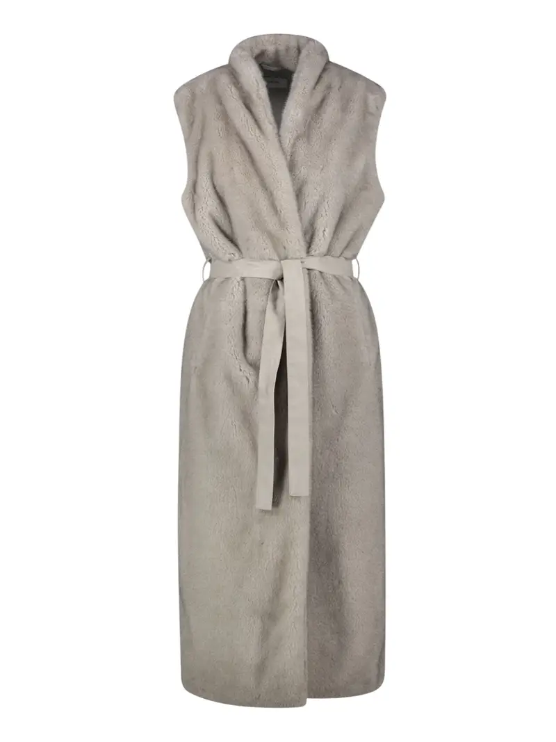 smanicato gaudi ecopelliccia da donna - grigio