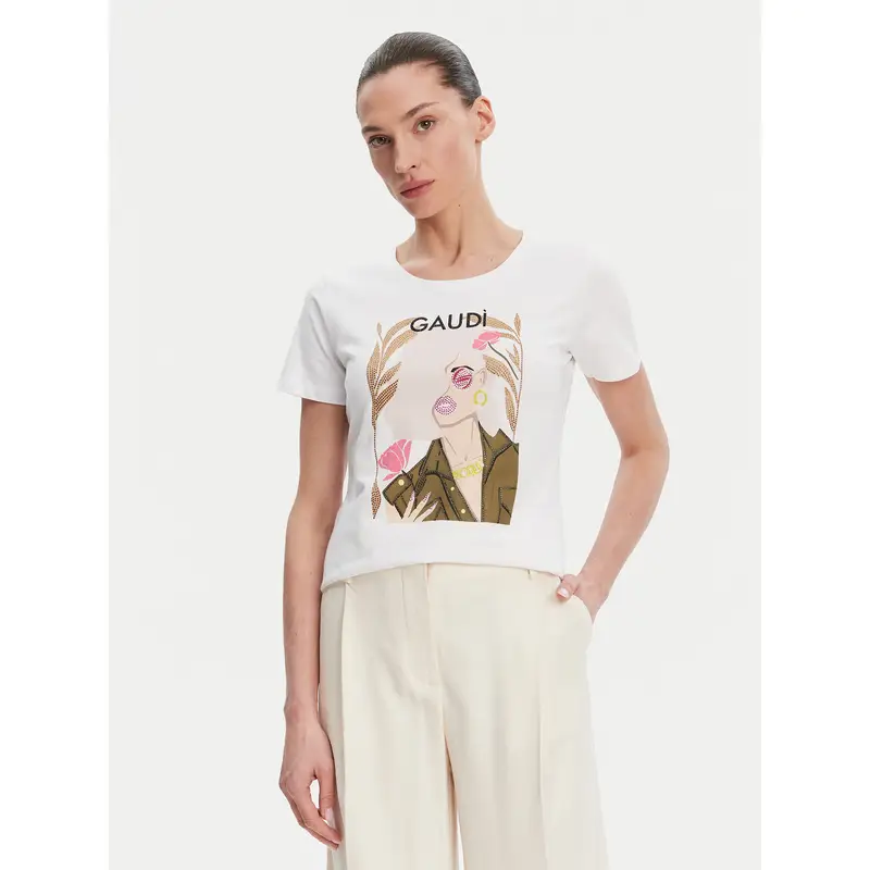 Gaudi T-shirt Bianco 3224632