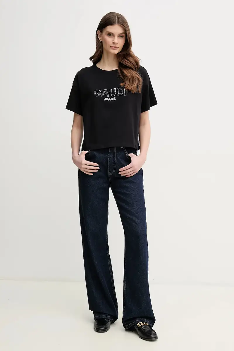 Gaudi T-shirt Donna Nero 3263230 miniatura 2