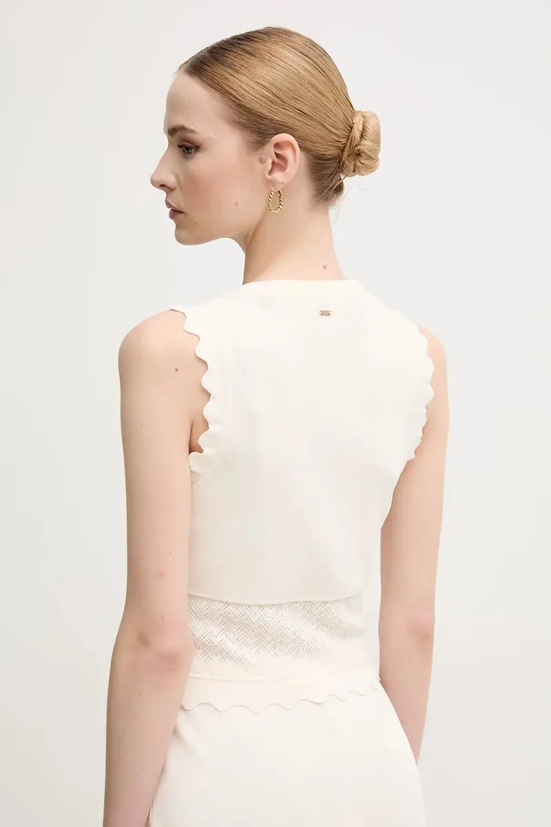 Gaudi Top Donna Beige 3292076 miniatura 3