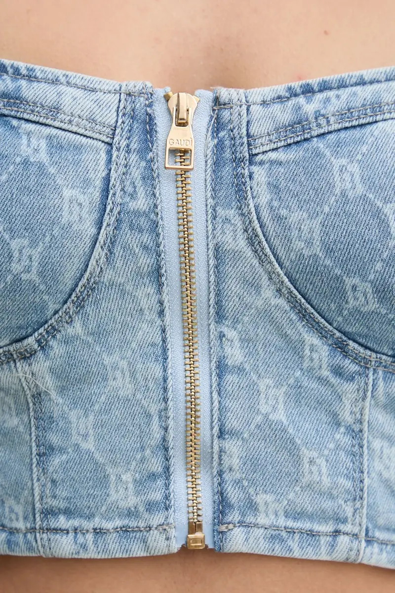 Gaudi Top Donna Blu 3312405 miniatura 5