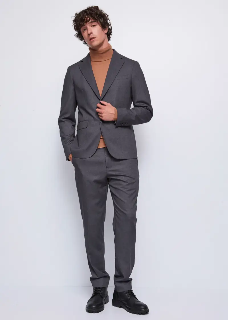 Uomo Completo giacca e pantaloni Nero