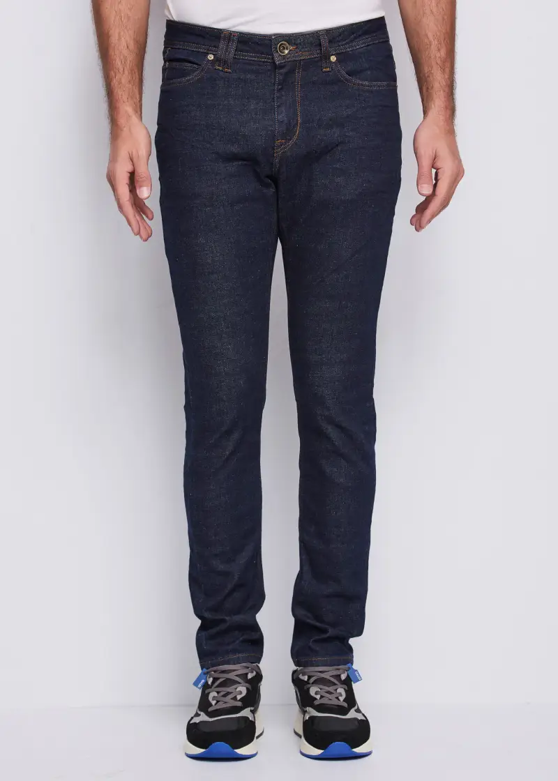 Uomo Jeans slim in cotone Multicolore