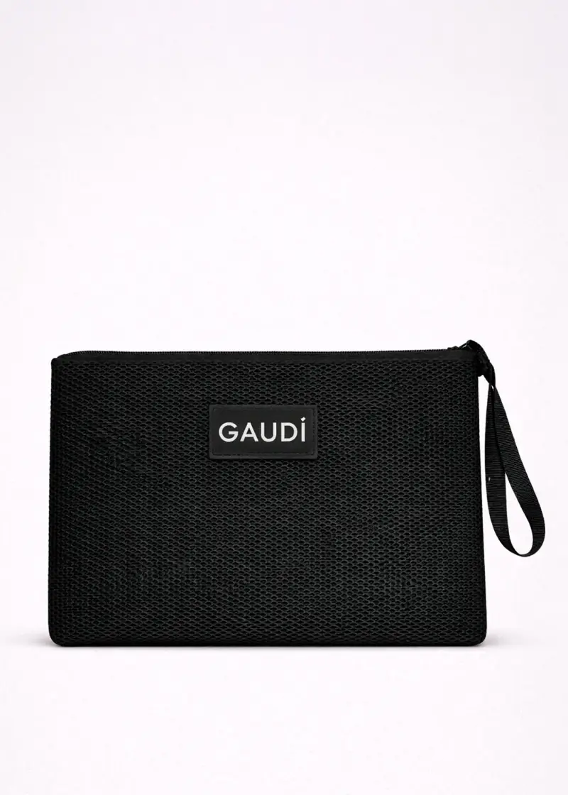 Uomo Pochette Meshblack Nero