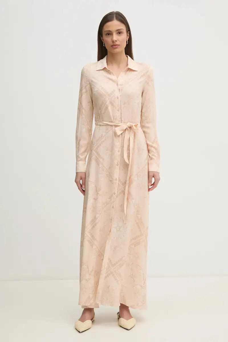 vestito colore beige 511BD15006 miniatura 3