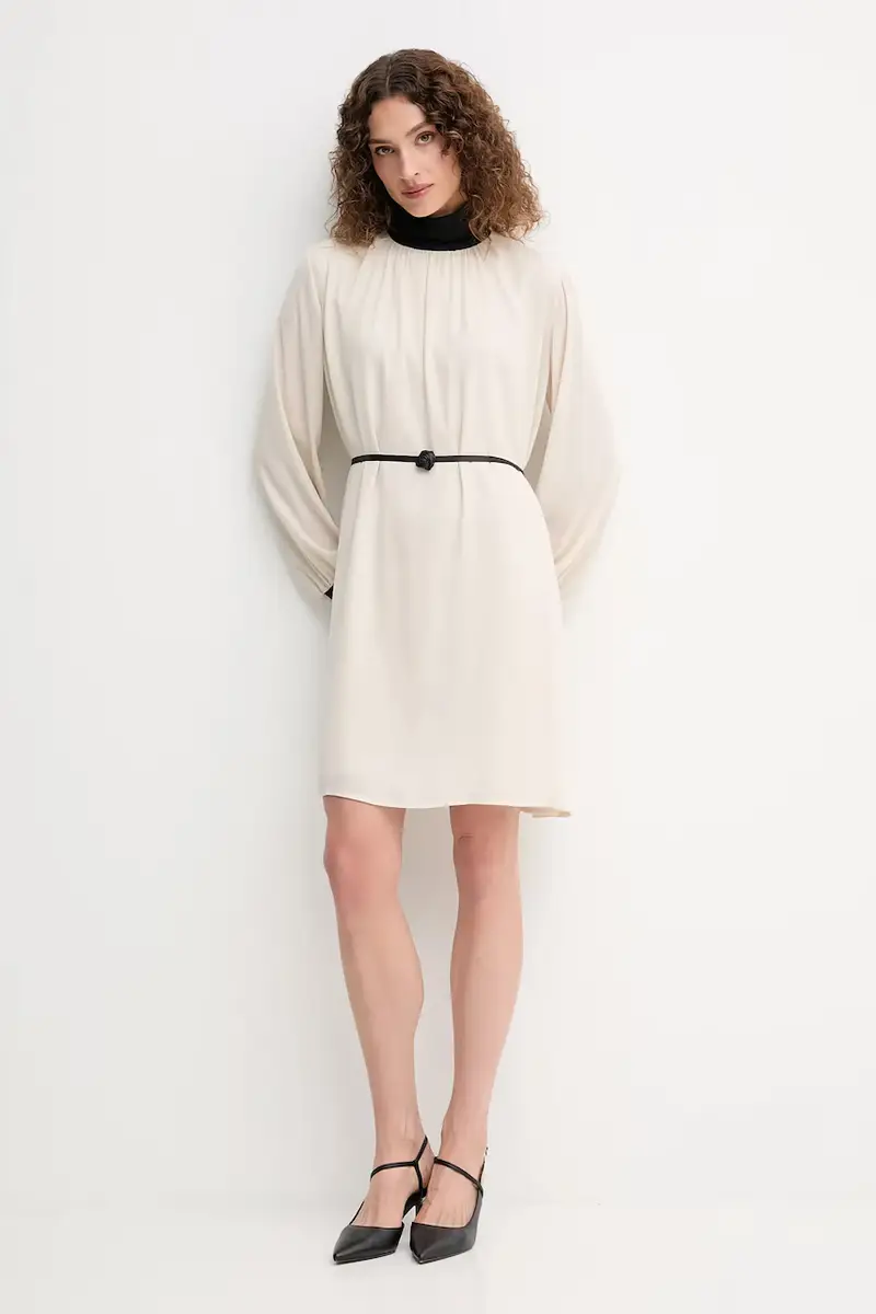 vestito colore beige 521FD15018 miniatura 2