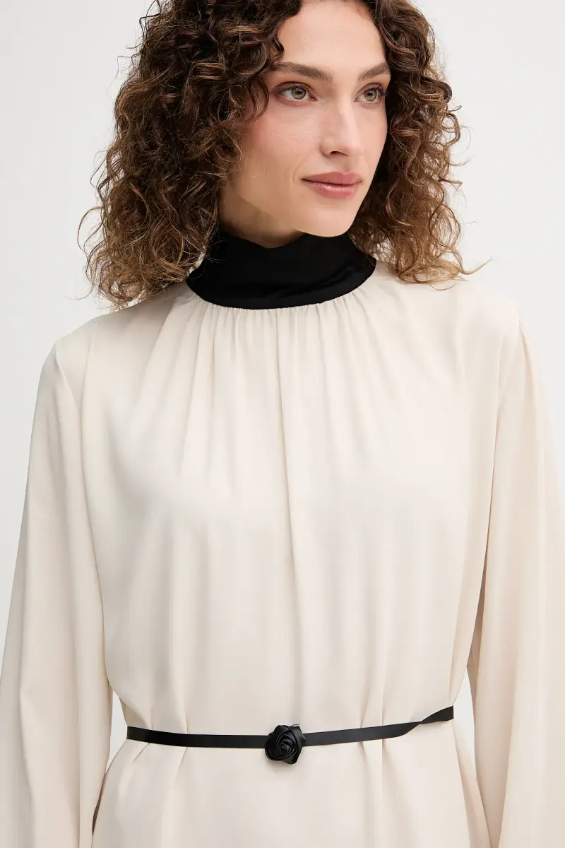 vestito colore beige 521FD15018 miniatura 4