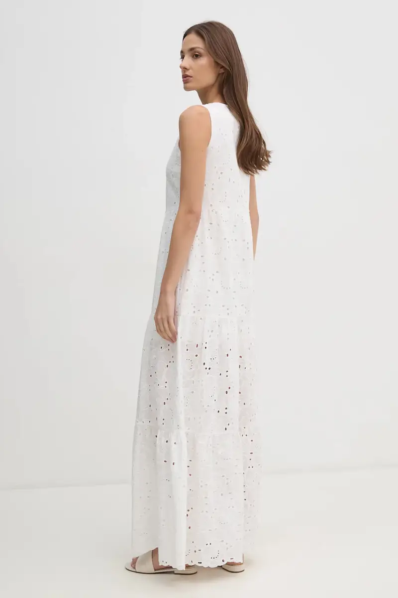 vestito colore bianco 511BD15010 miniatura 3