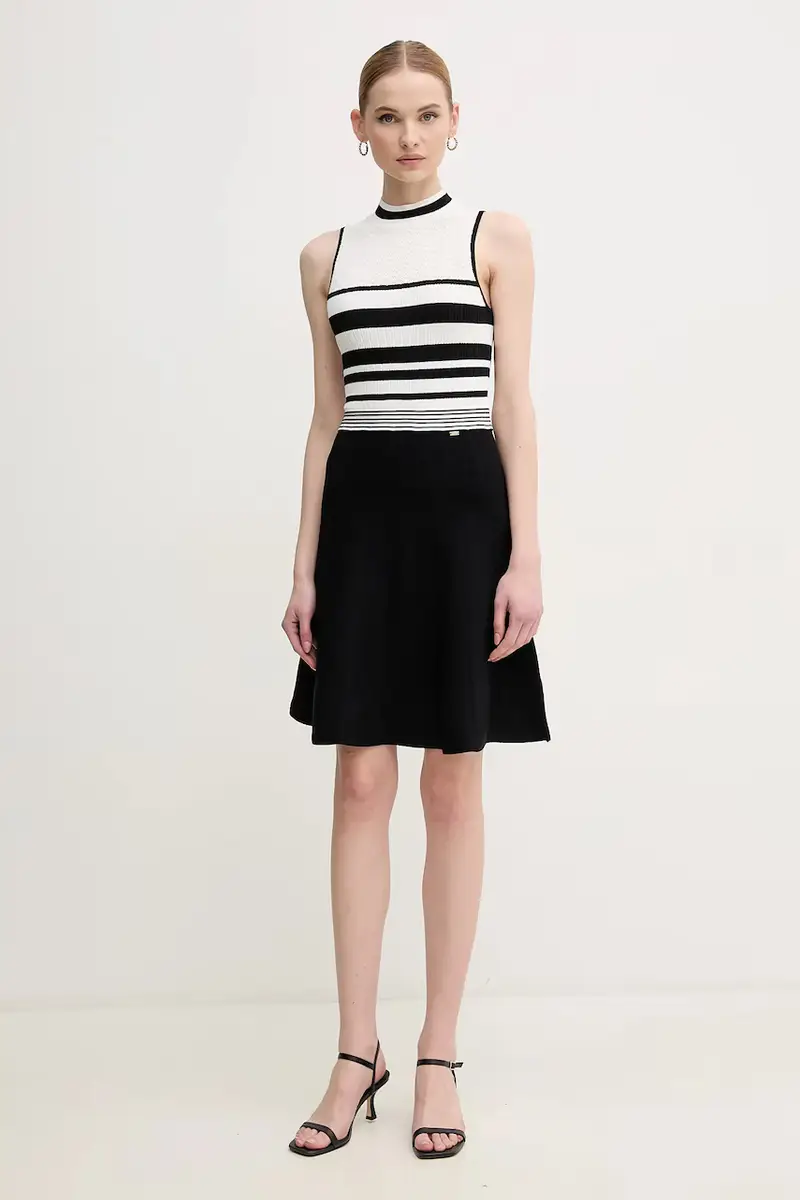 vestito colore nero 511FD13002 miniatura 2