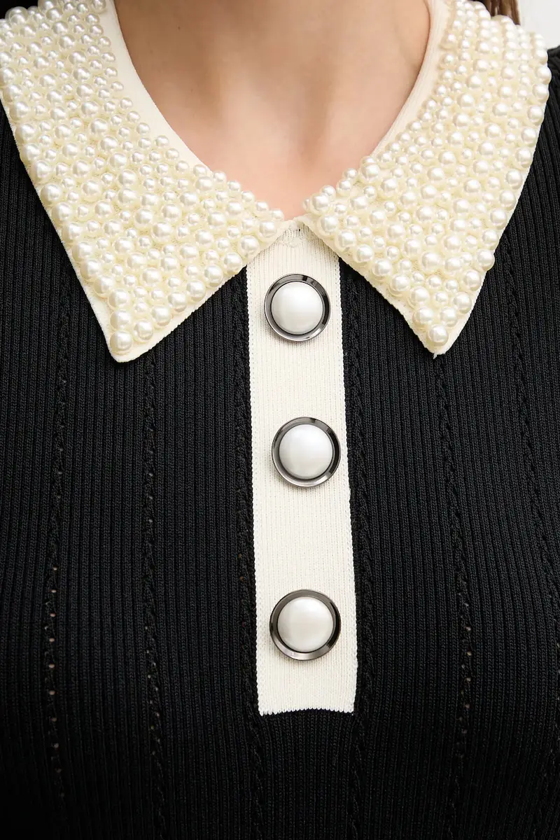 vestito colore nero 521FD13007 miniatura 5