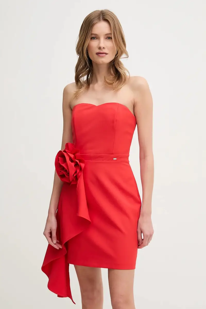 vestito colore rosso 511FD15034