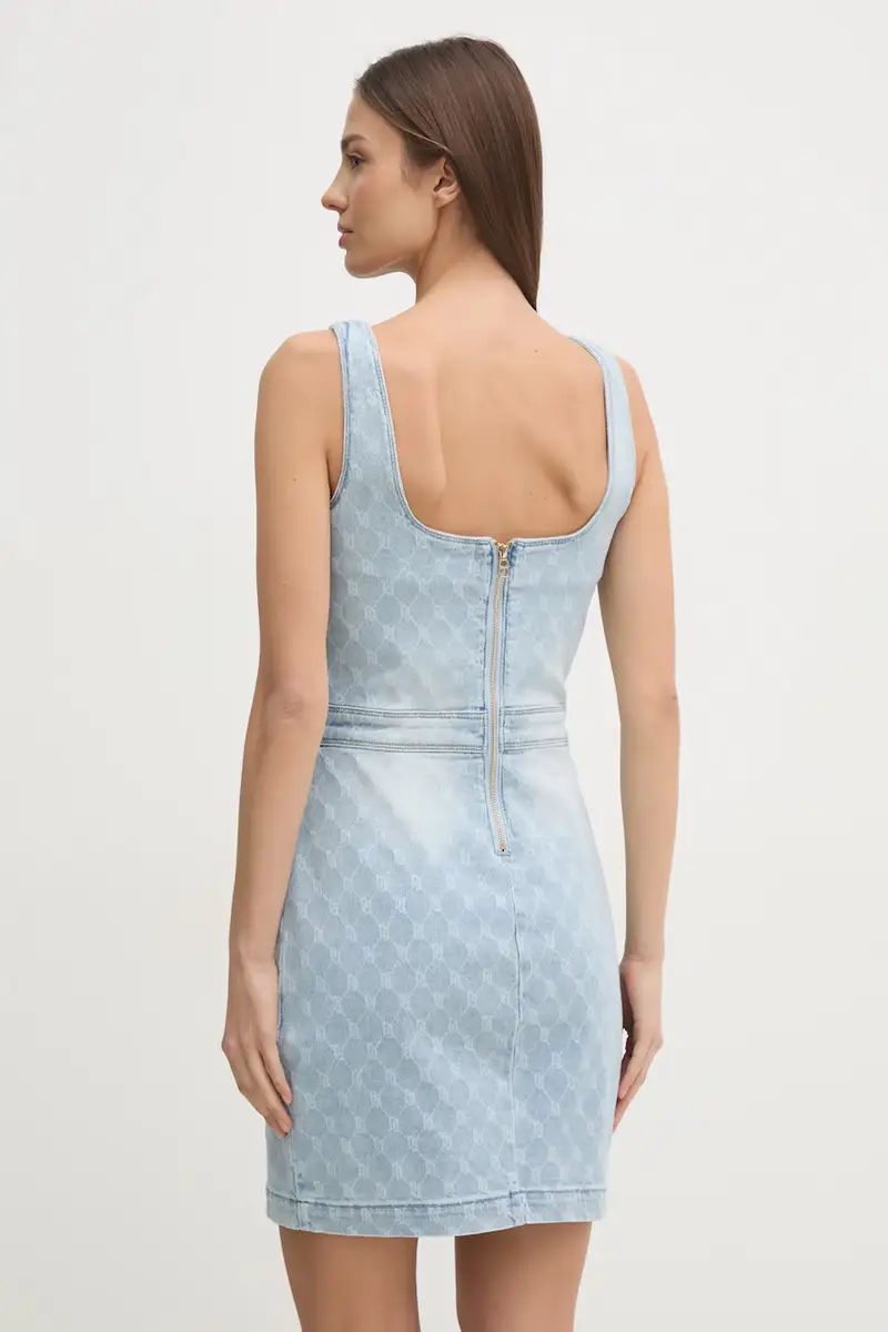 vestito di jeans colore blu 511BD16001 miniatura 3