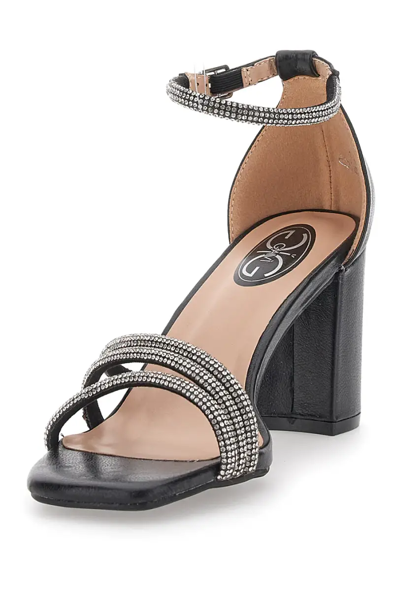 GAVI Sandali con tacco Nero 2840150 miniatura 3