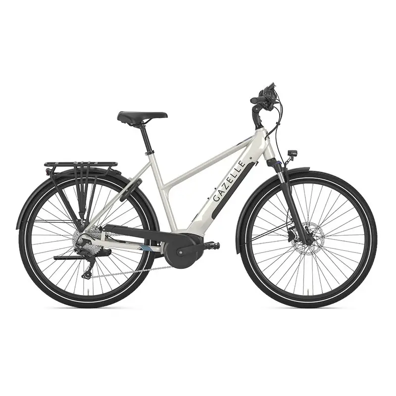Medeo T10 Hmb 500Wh Ivory Lucido - City Bike Elettrica Uomo S