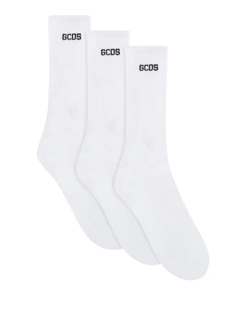 calzini gcds unisex - bianco