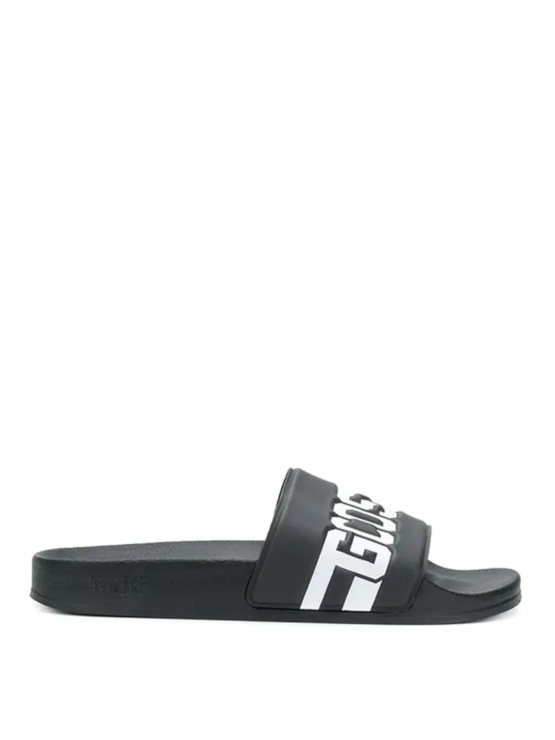 Ciabatte logo Cc Nero