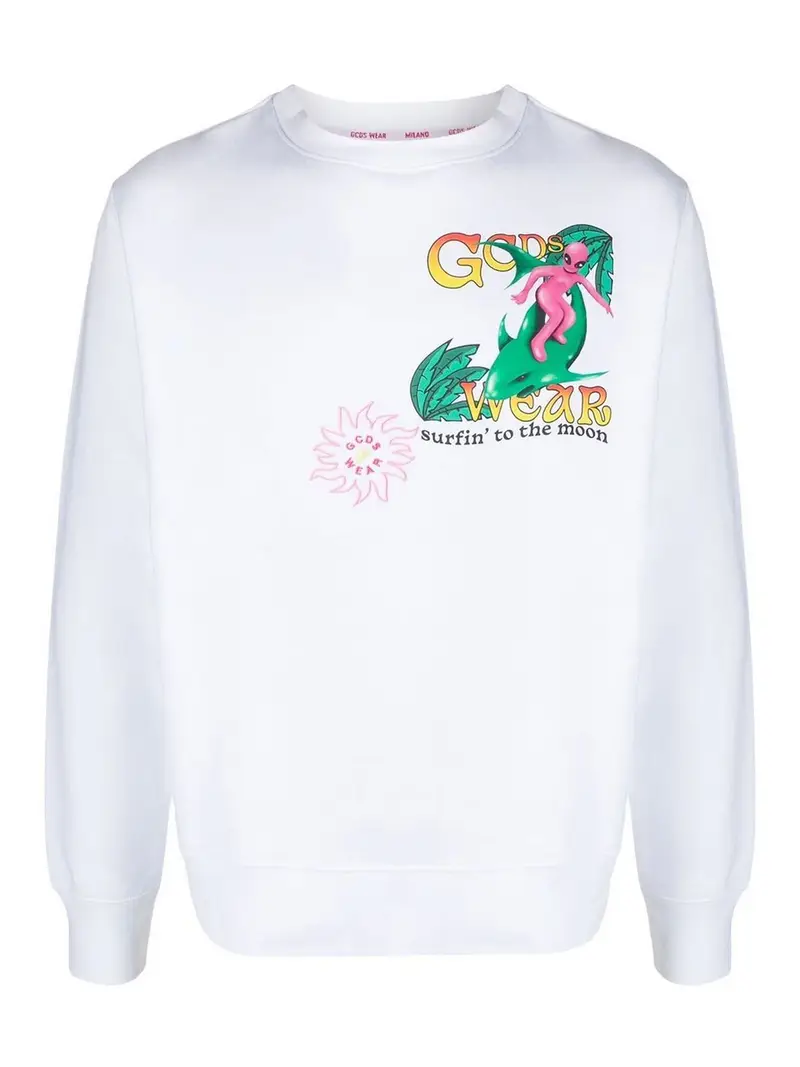 Cotton sweatshirt Bianco