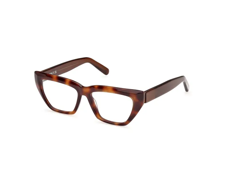 GCDS Donna GD5030 052 Montature da vista Acetato Havana  Cat Eye Normale