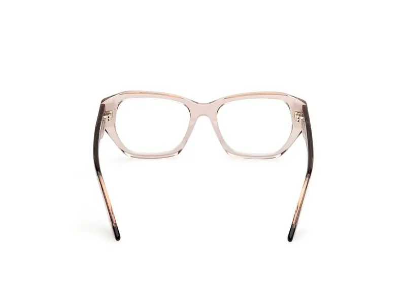 GCDS Donna GD5041 072 Montature da vista Acetato Rosa Geometrica Normale miniatura 3