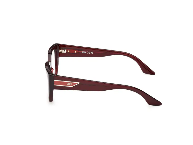 Donna GD5046 069 Montature da vista Acetato Bordeaux Cat Eye Normale miniatura 3